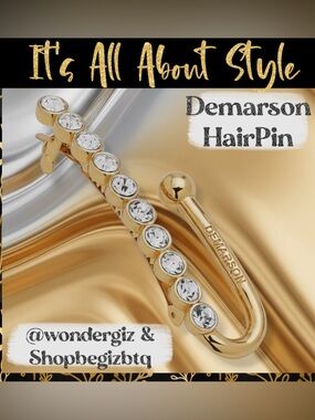 Authentic Demarson Delicate Statement HairPin To Call the Attention of Everyone